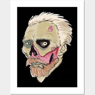 zombie van gogh Posters and Art